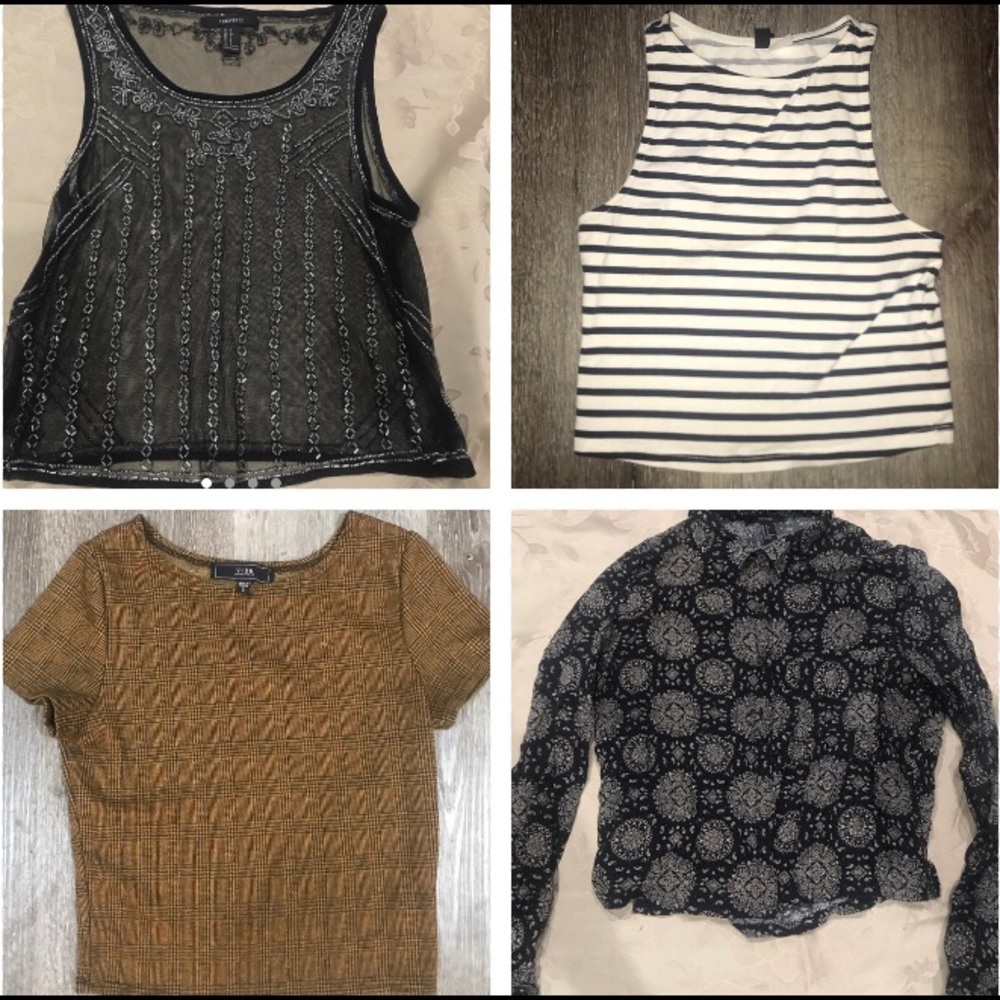 Vintage style bundle of croptops 90s
